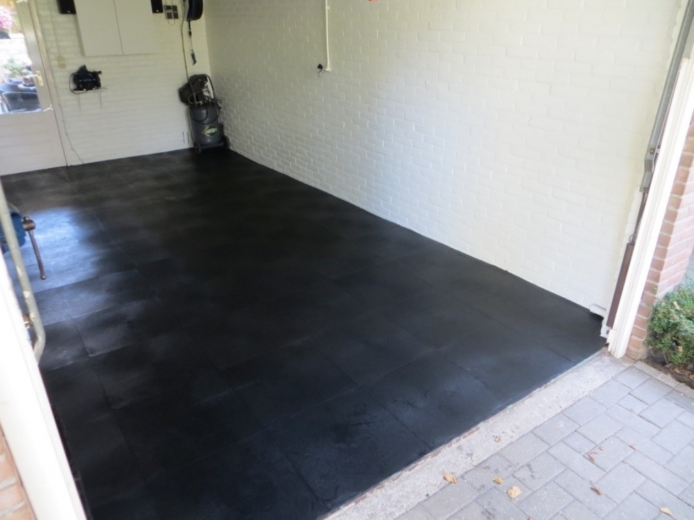 Garagenboden PVC Klickfliesen