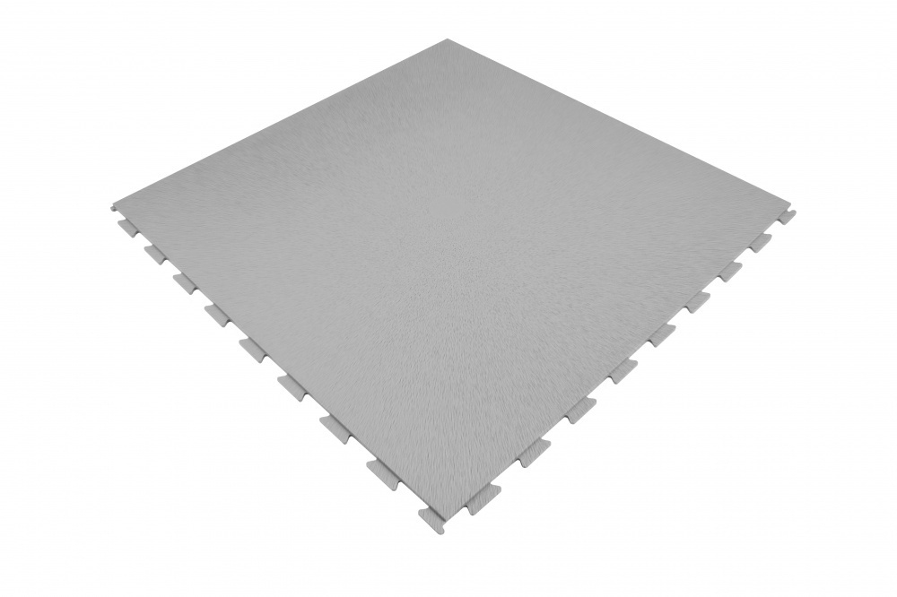 PVC-Klickfliese grau