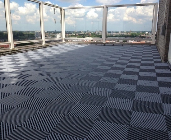 Klickfliesen Dachterrassen