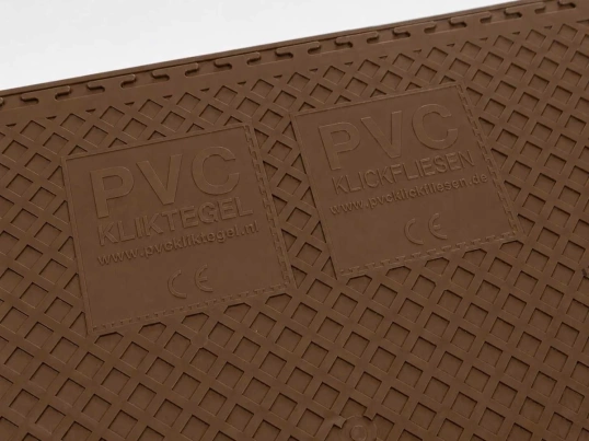 PVC Klickfliese Wasserdicht Braun
