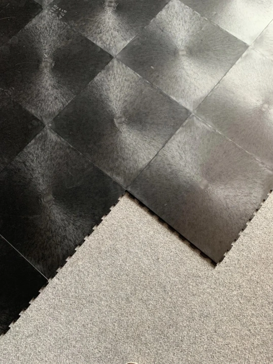 PVC-Lagerhausboden Fliese Anthrazit