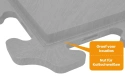 PVC Event Bodenfliese Grau