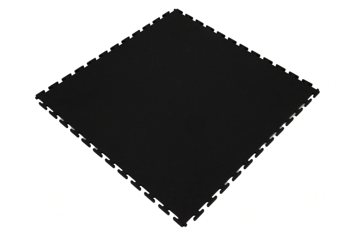 PVC Klickfliese Budget Schwarz