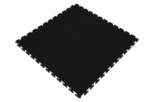 PVC Klickfliese Budget Schwarz
