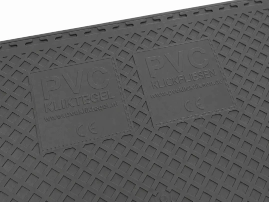 PVC Klickfliese Wasserdicht Anthrazit