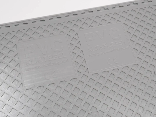 PVC Klickfliese Wasserdicht Grau