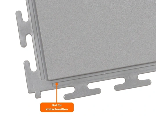 PVC Klickfliese Wasserdicht Grau
