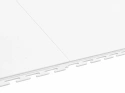 PVC Klickfliese Wasserdicht Weiß