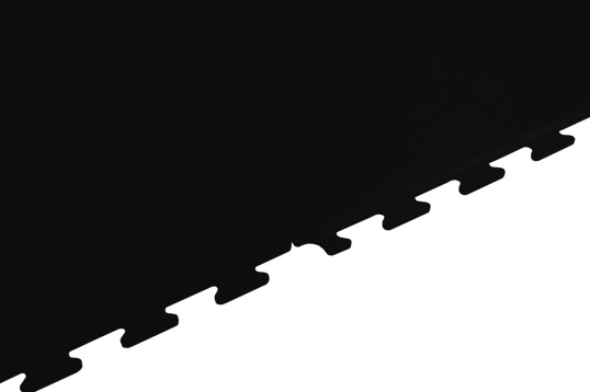 PVC Garagenbodenfliese Schwarz