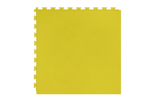 PVC Garagenbodenfliese Gelb